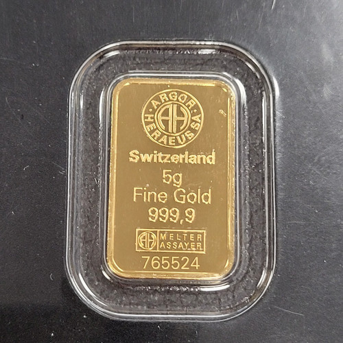 Goldbarren gramm feingold - 5,