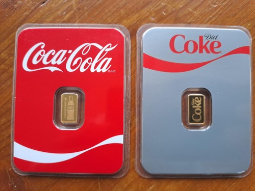 Coca cola goldbarren - coca, 0,5g