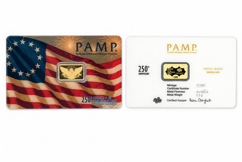 Pamp goldbarren 5 - pamp, gramm