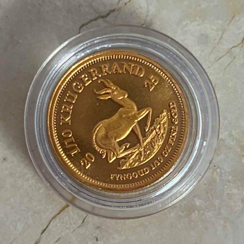 Südafrika krügerrand oz - südafrika, 1/10