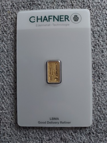 Hafner gramm goldbarren - c.,