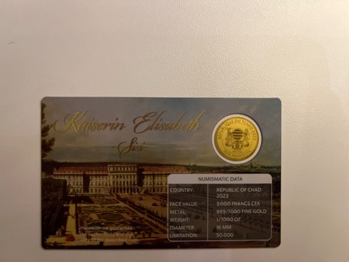Goldmünze kaiserin elisabeth - kaiserin,
