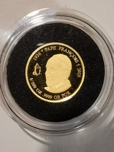 Goldmünze papst franziskus - "papst,