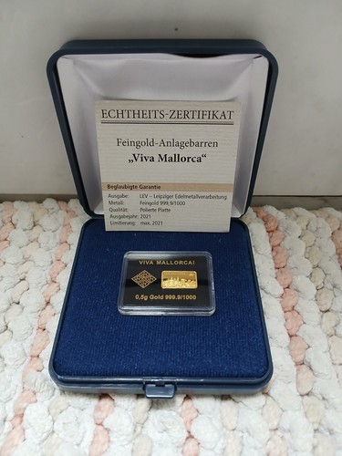 Gramm goldmünze viva - 0,5,