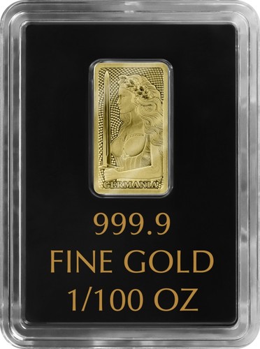 Goldbarren 100oz 999 9 - 1/100oz, 999,9