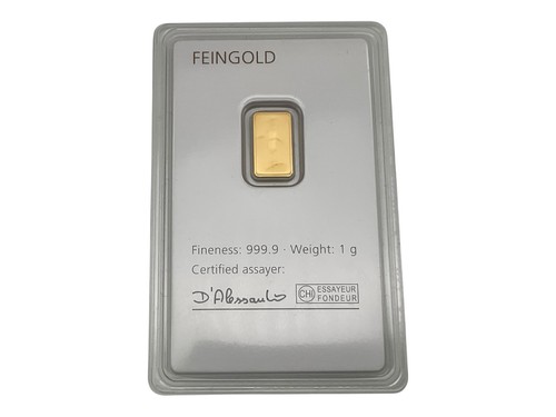 Goldbarren degussa - g,