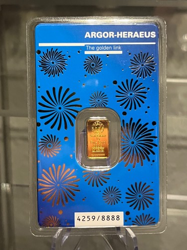 Goldbarren jahr des - 1g,