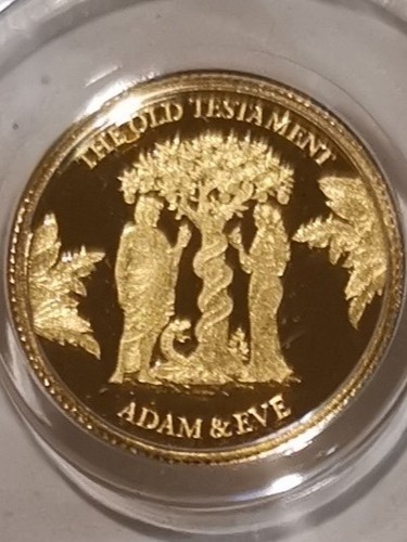 Goldmünze das alte - "das, testament