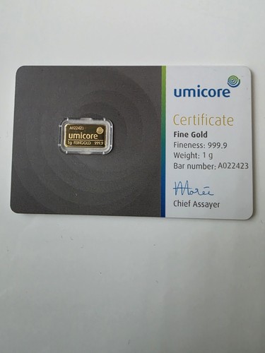 Umicore gramm 999 feingold - umicore, 1