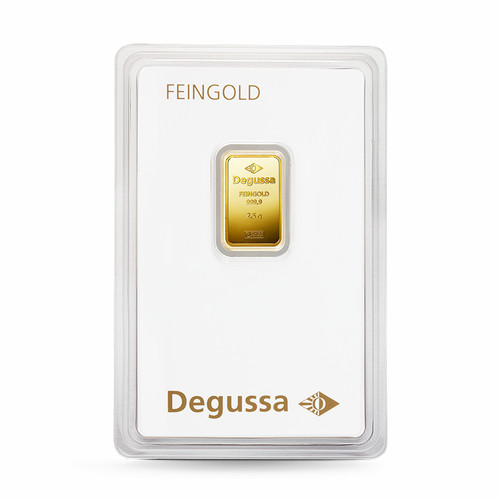 Degussa goldbarren 999 - goldbarren,