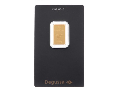 Degussa goldbarren 999 - goldbarren,