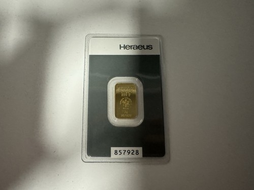 Heraeus gold feingoldbarren - heraeus, 5