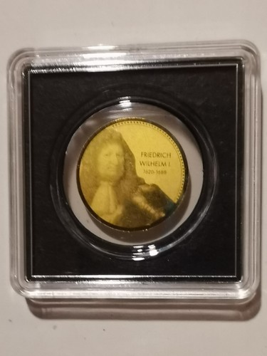 Goldmünze wilhelm 1 1000 - goldmünze, 1/1000