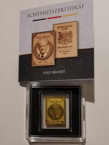 Goldbarren willy brandt - goldbarren, brandt"