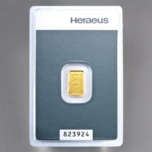 Goldbarren heraeus 5 10 - ,