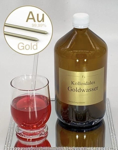 Kolloidales goldwasser 500ml - kolloidales,