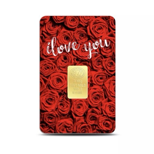 Goldbarren motiv love you - motiv, "i