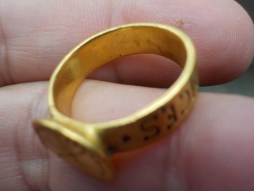 Gold ring spätrömisch 5tes - ring,
