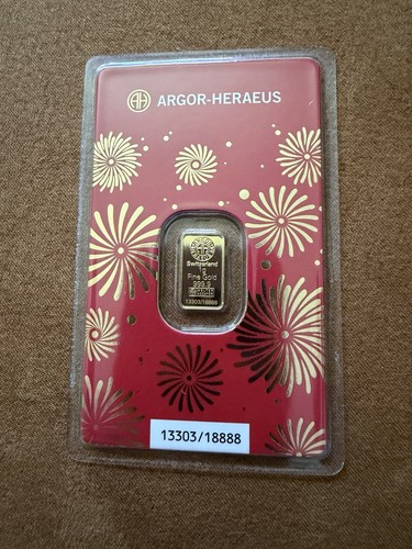 Argor heraeus goldbarren - 1g,