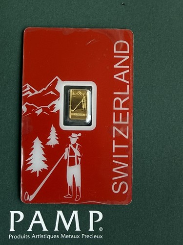 Pamp suisse goldbarren - 1, gr.
