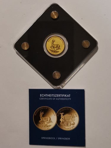 Goldmünze springbock 2019 - goldmünze, "springbock