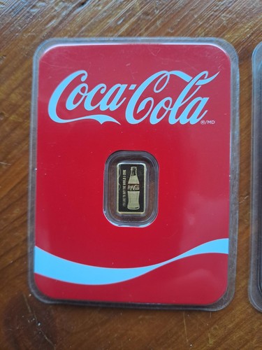 Coca cola goldbarren - 0,5g,