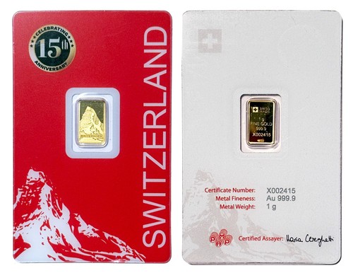 Goldbarren 999 pamp - goldbarren,