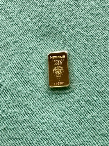 Heraeus gold feingoldbarren - heraeus,