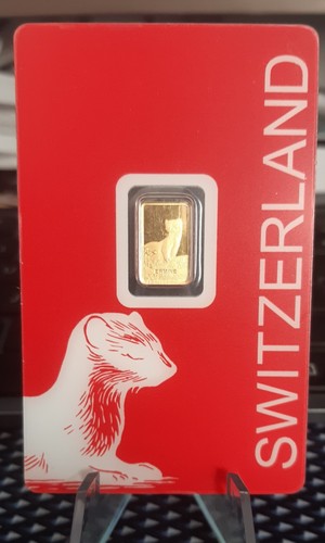 Goldbarren pamp ermine - 1g, pamp,