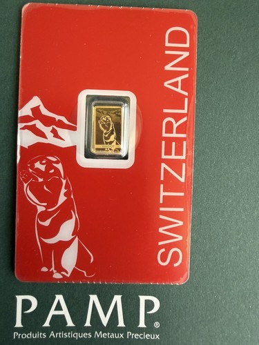 Pamp suisse goldbarren - 1, gr.