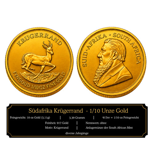 Südafrika krügerrand 10 - südafrika,