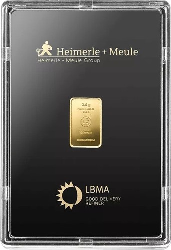 Goldbarren gramm 999 9 - 2,5,