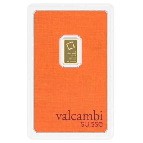 Goldbarren von valcambi - goldbarren,