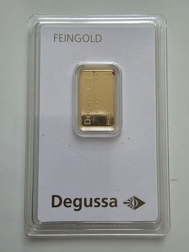 Degussa gramm 999 feingold - 5,