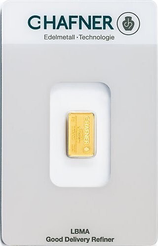 Hafner gramm goldbarren - c.,